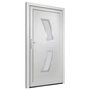 Voir la diapositive 4 : VIDAXL Porte d'entree Blanc 88x200 cm PVC