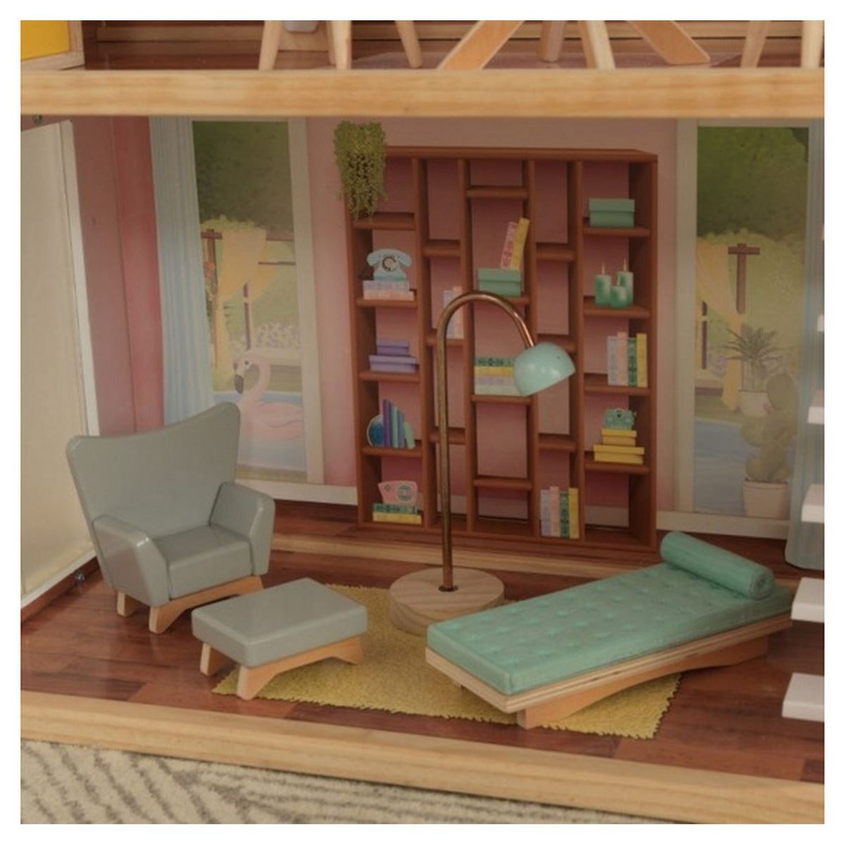 Kidkraft Maison de poupées Zoey avec EZ Kraft Assembly