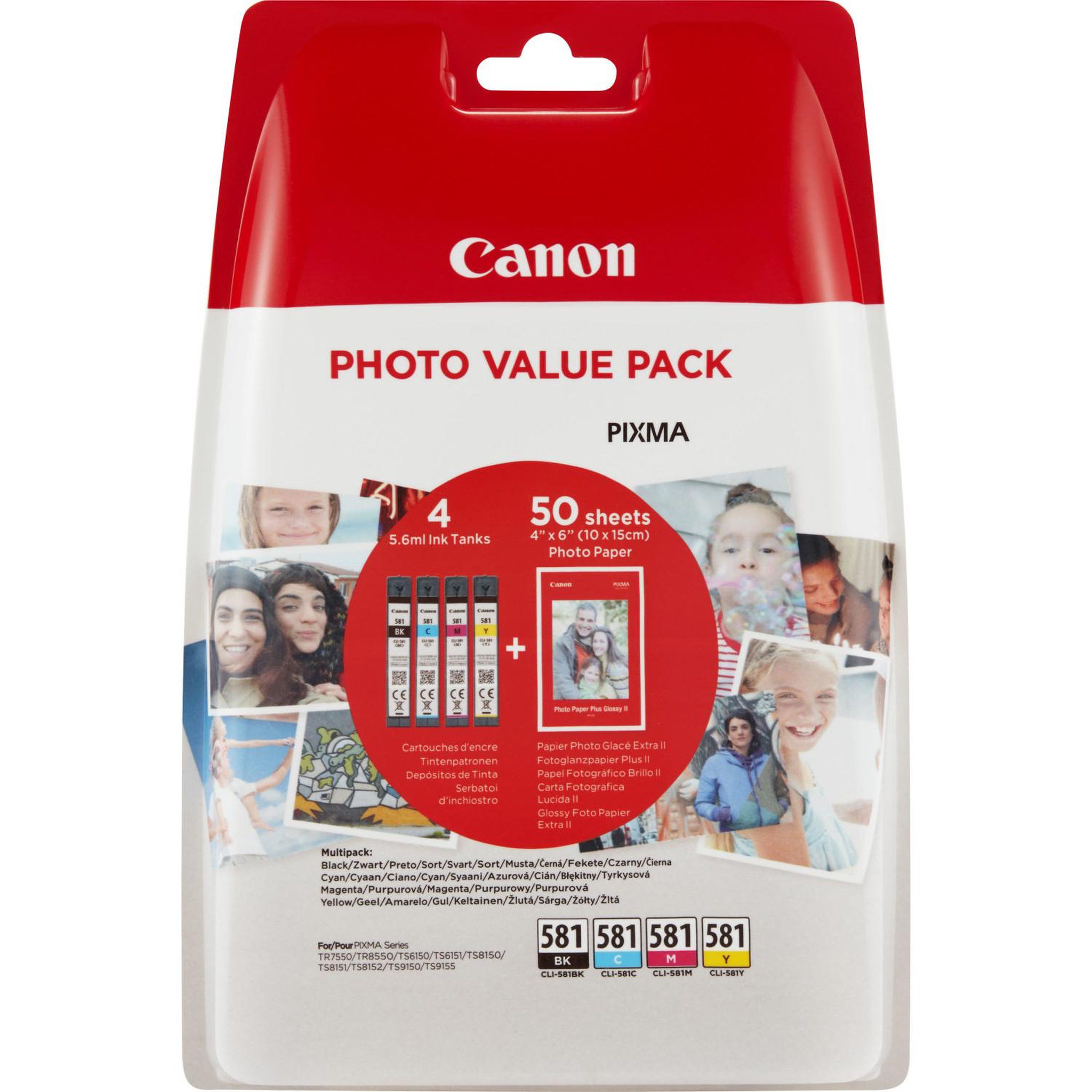 Canon Canon 2106c005 cartouche d'encre original noir, cyan, magenta, jaune