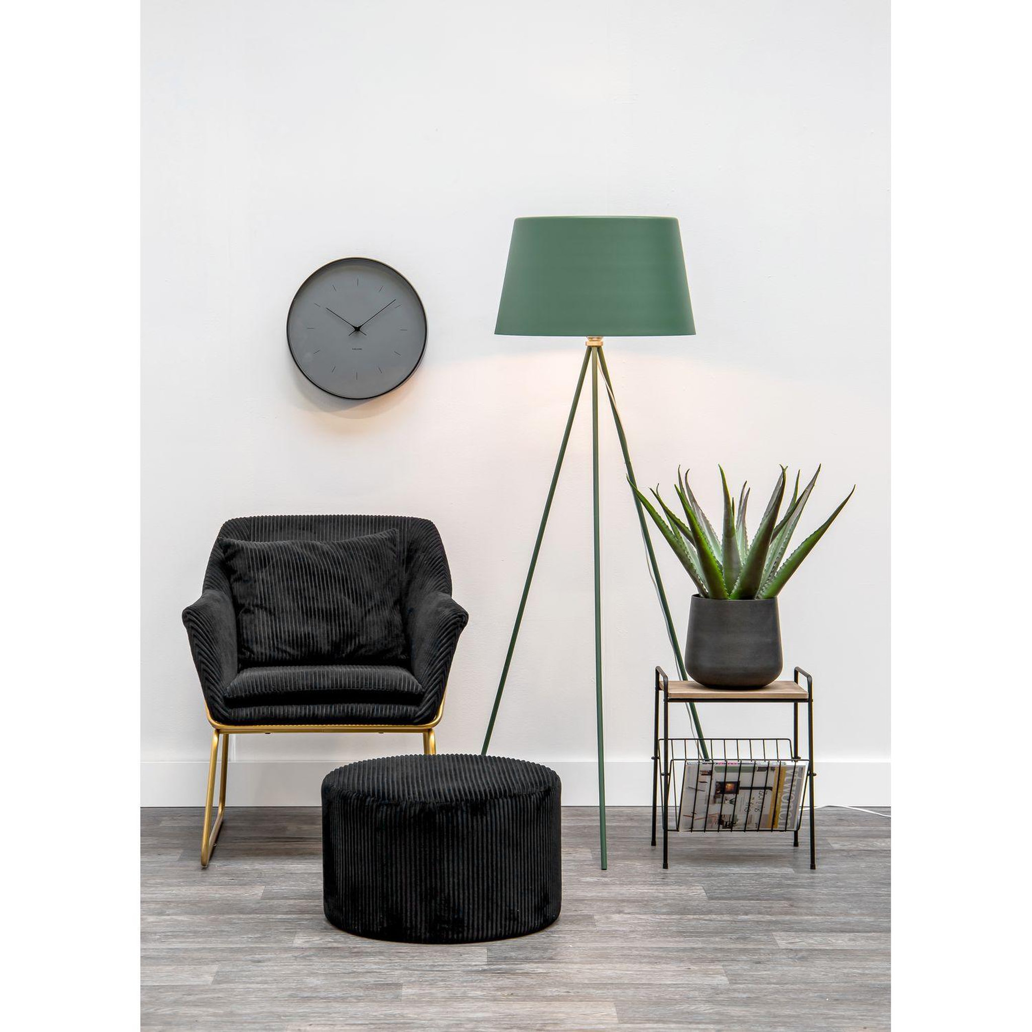 Voir la diapositive 2 : Leitmotiv Lampadaire trépied moderne en métal Classy - H. 155 cm