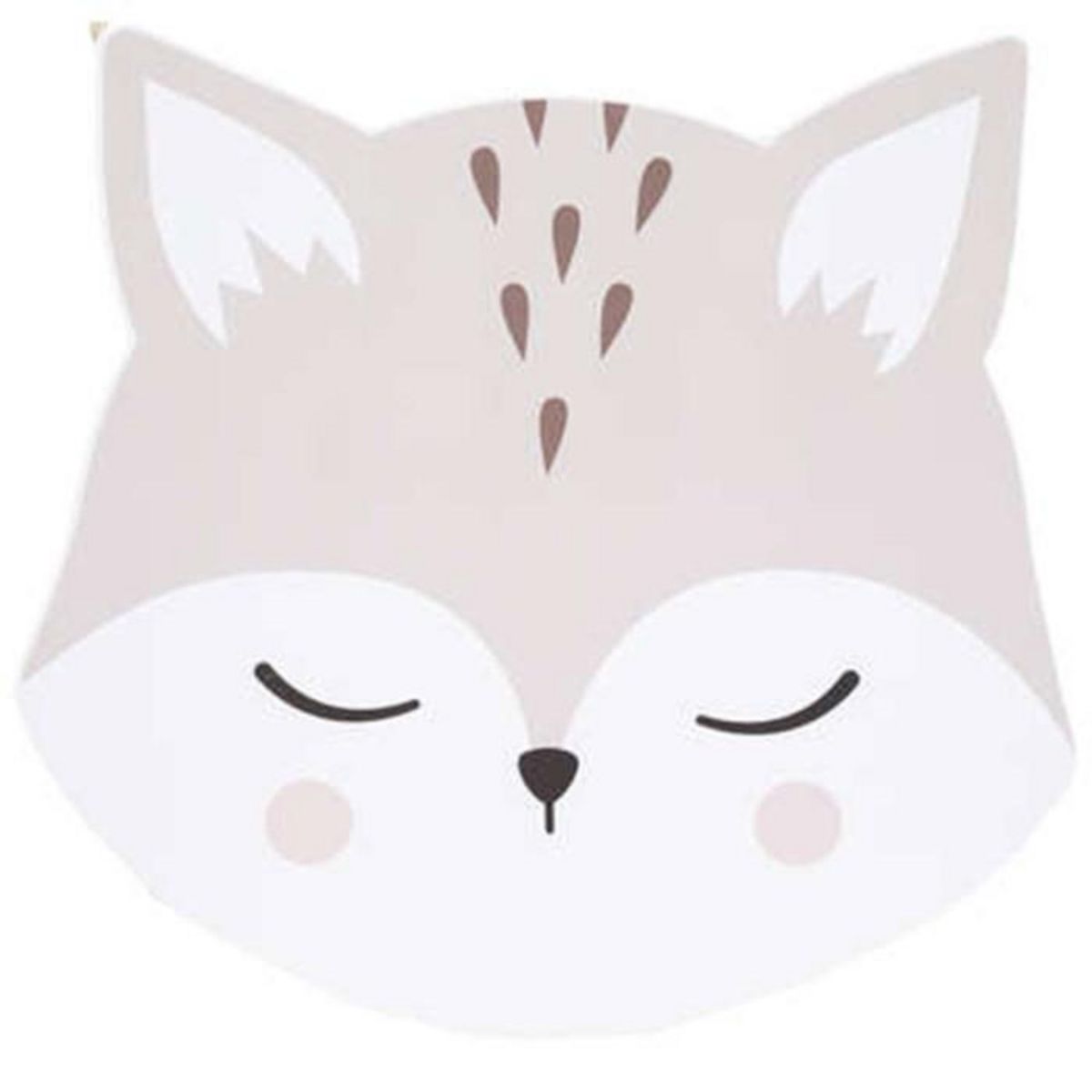 Atmosphera Kids Table Enfant Renard  Douceur  64cm Blanc