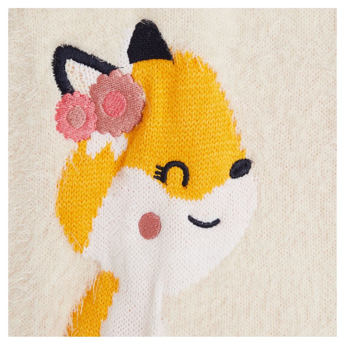 INEXTENSO Robe pull poilu bébé fille