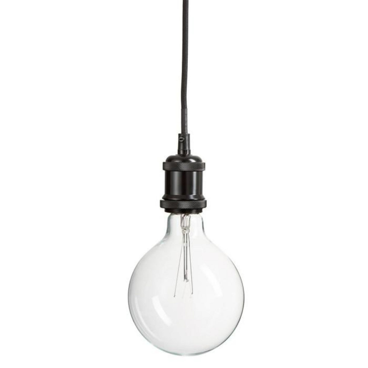 Paris Prix Lampe Suspension Design  Soquet  10cm Noir