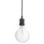 Voir la diapositive 1 : Paris Prix Lampe Suspension Design  Soquet  10cm Noir