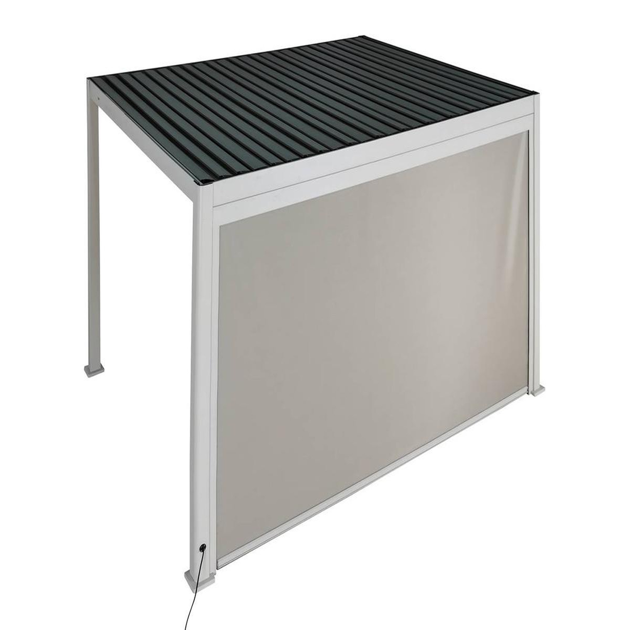 HESPERIDE Store pour pergola côté 4 m argile - hespéride