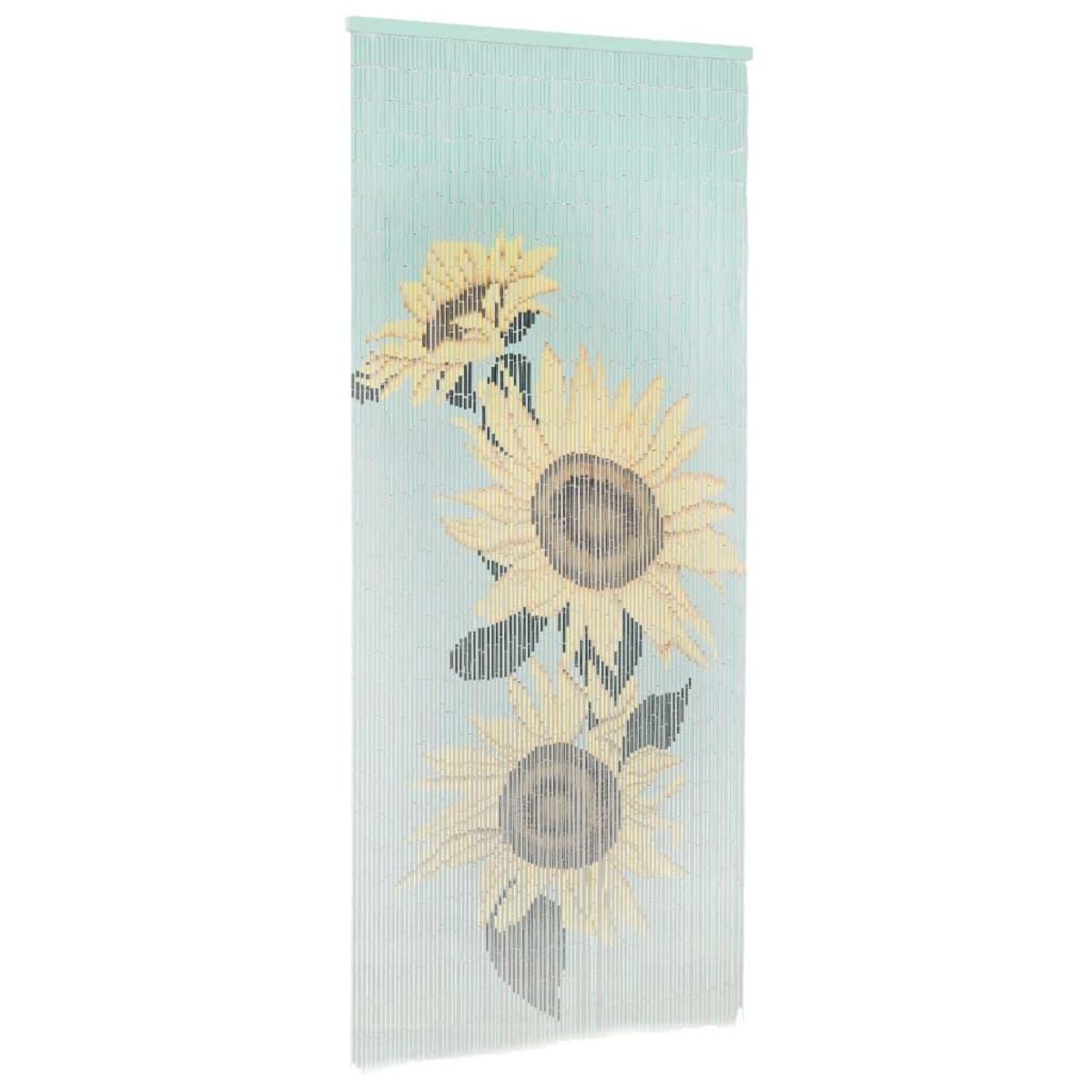 VIDAXL Rideau de porte contre insectes Bambou 90 x 200 cm