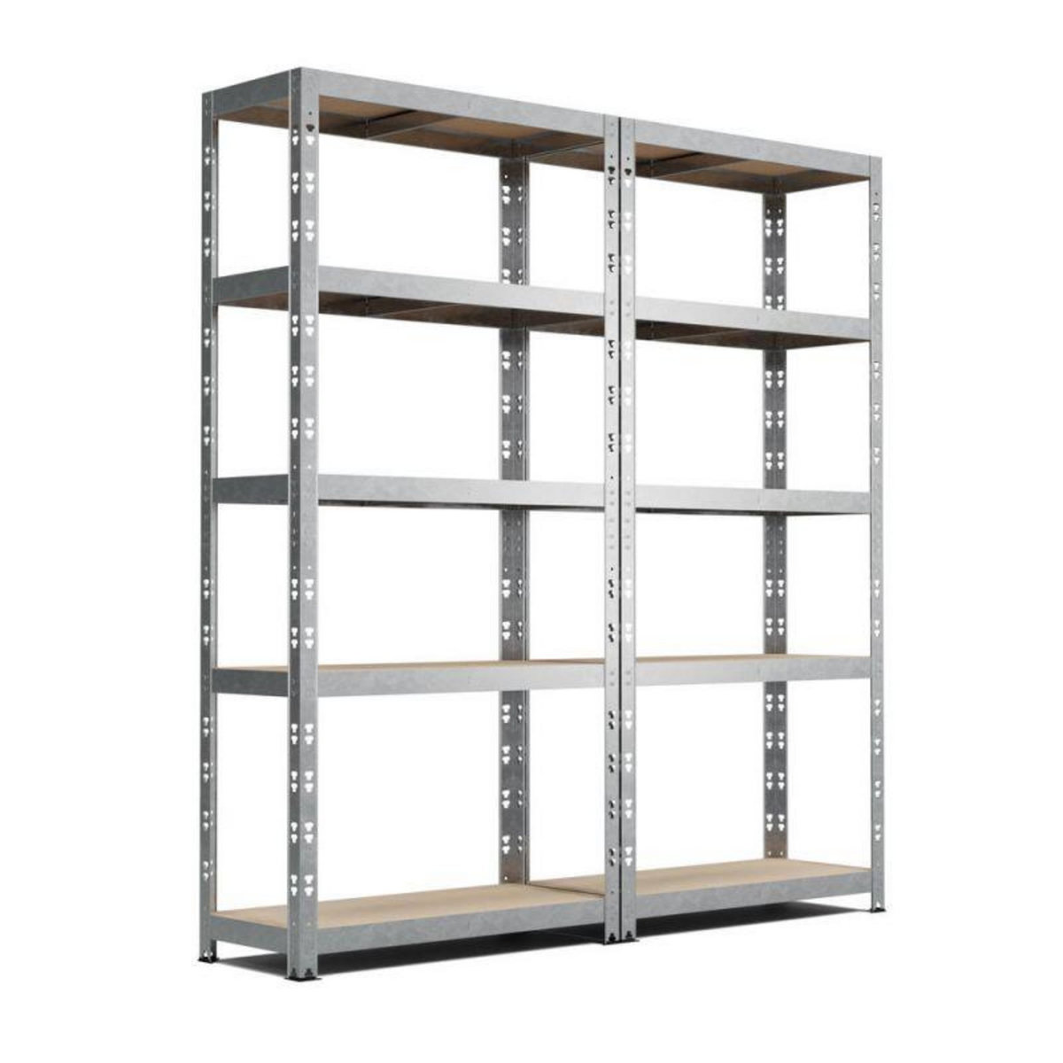 EUROSPEN Lot de 2 Etagères de rangement modulables et polyvalentes pour atelier, garage, cave... Charge Lourde max 500kg x2