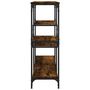Voir la diapositive 5 : VIDAXL Table console chene fume 103x32x95 cm bois d'ingenierie