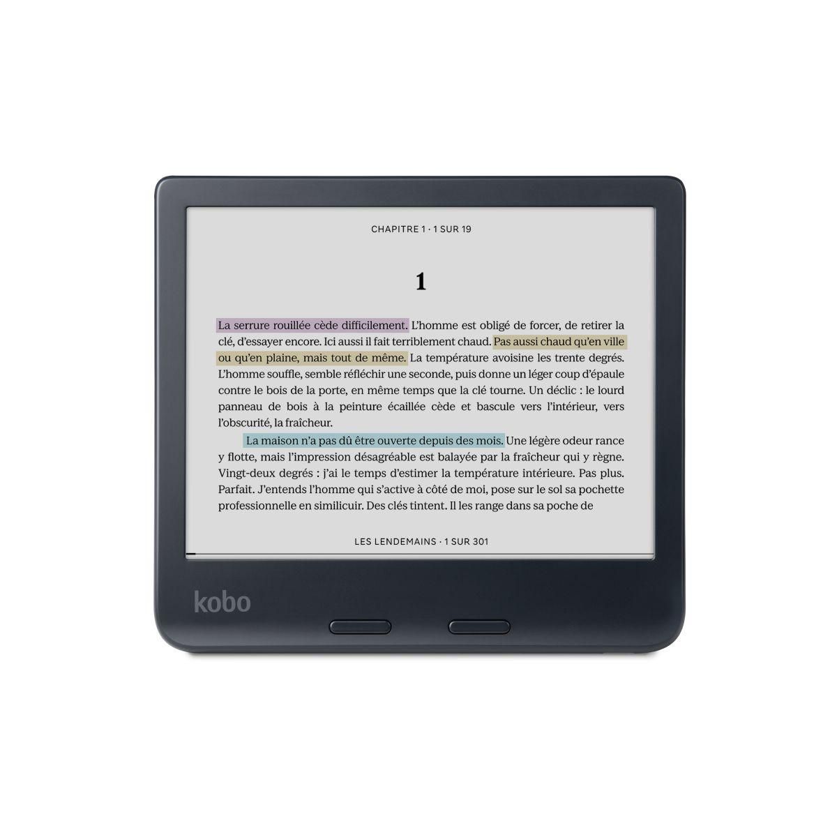 kobo Liseuse eBook Libra Colour Noire