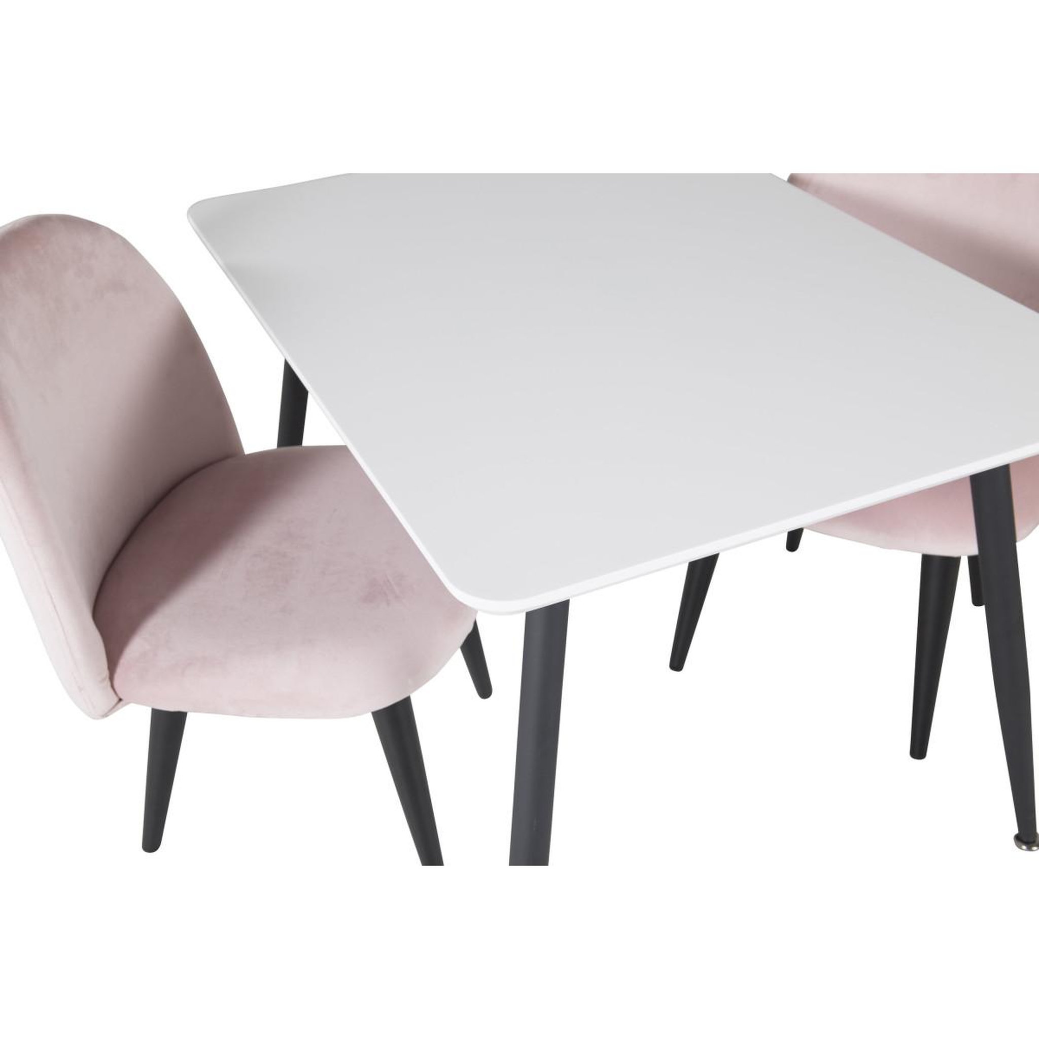 Voir la diapositive 3 : Paris Prix Table enfant & 2 chaises  polar  80cm blanc & rose