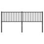 Voir la diapositive 3 : VIDAXL Tete de lit metal noir 180 cm