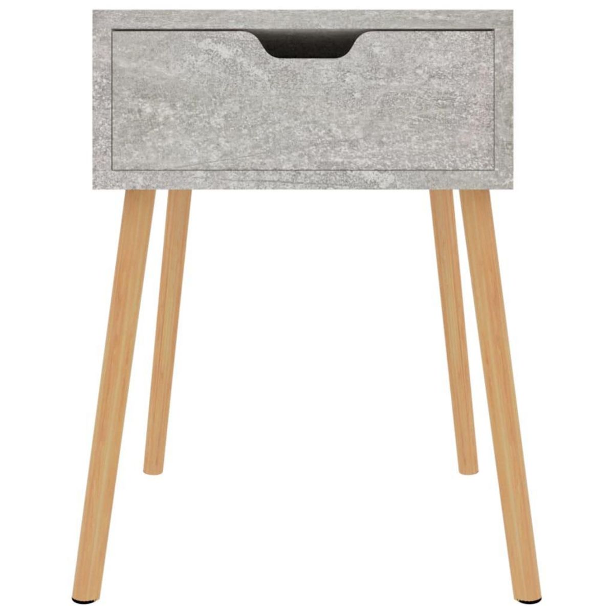 VIDAXL Tables de chevet 2 pcs Gris beton 40x40x56 cm Bois d'ingenierie