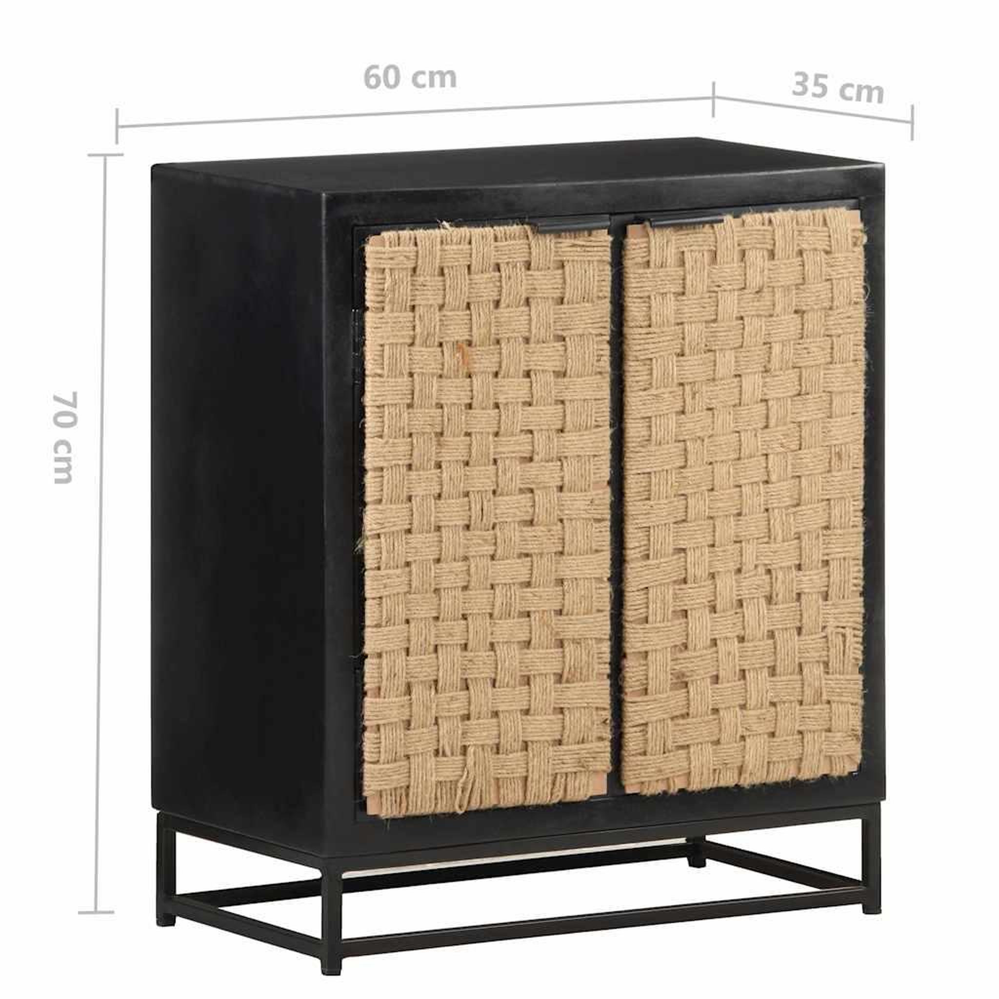 Voir la diapositive 3 : VIDAXL Buffet 60x35x70 cm Bois de manguier massif