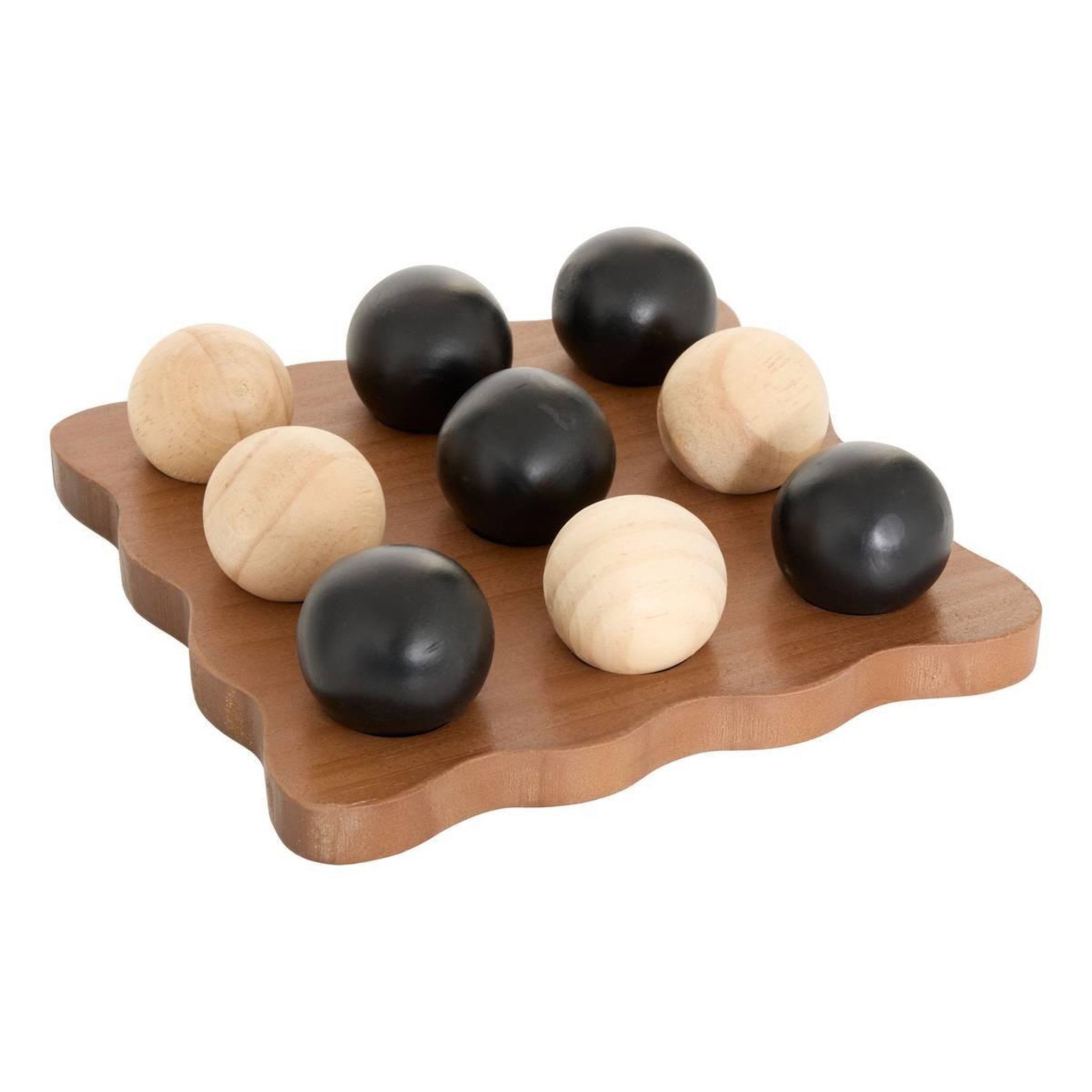 ATMOSPHERA Jeu de morpion en bois  eleana  20cm multicolore