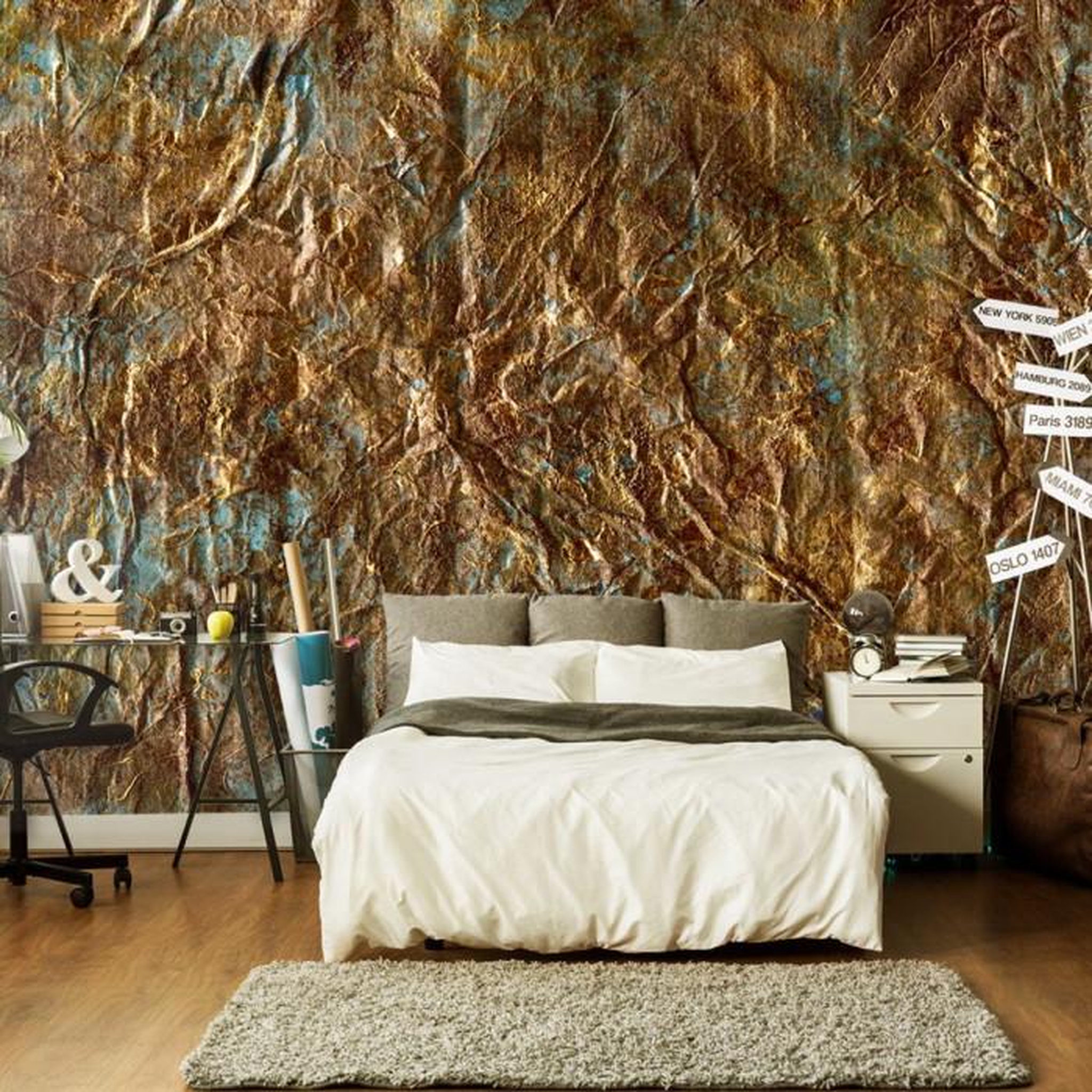 Paris Prix Papier Peint  Gold of Atlantis. Coloris disponibles : Multicolore