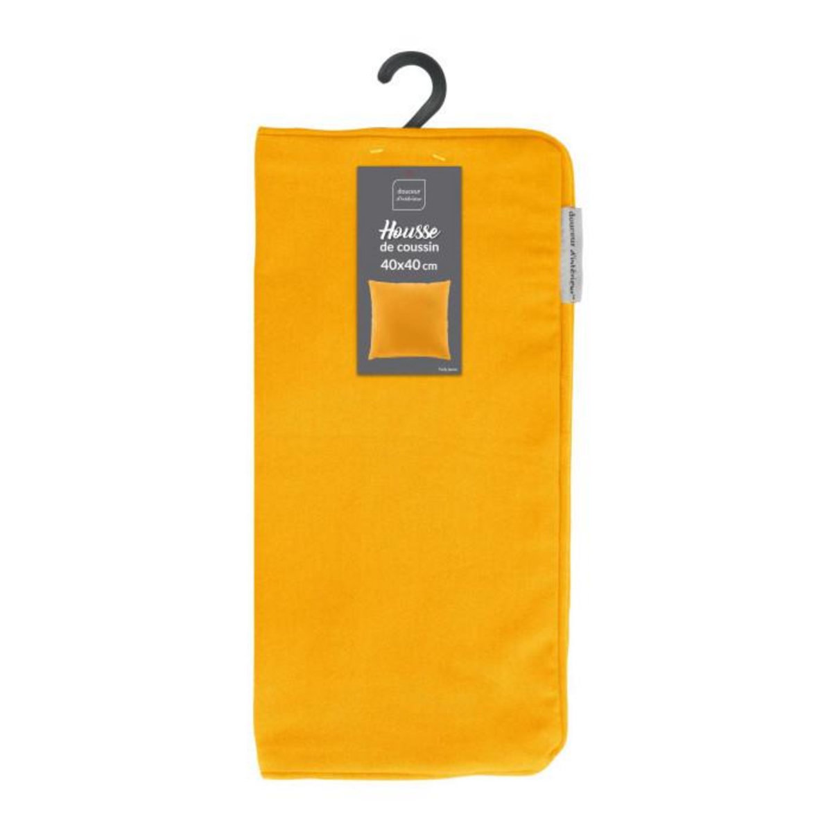 Paris Prix Housse de Coussin  Twily  40x40cm Jaune
