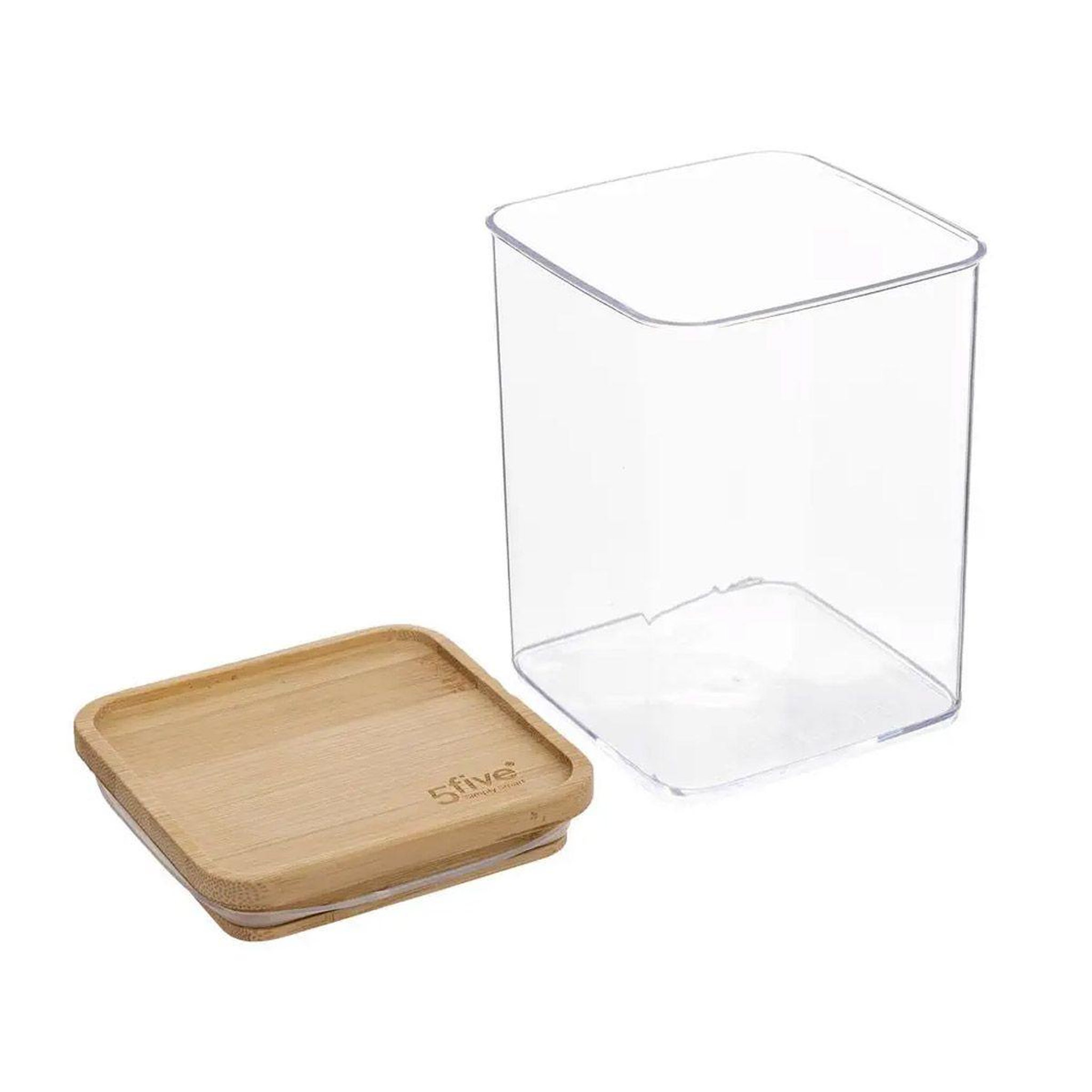 Voir la diapositive 2 : FIVE Boîte de Conservation Carrée  Eske  500ml Naturel