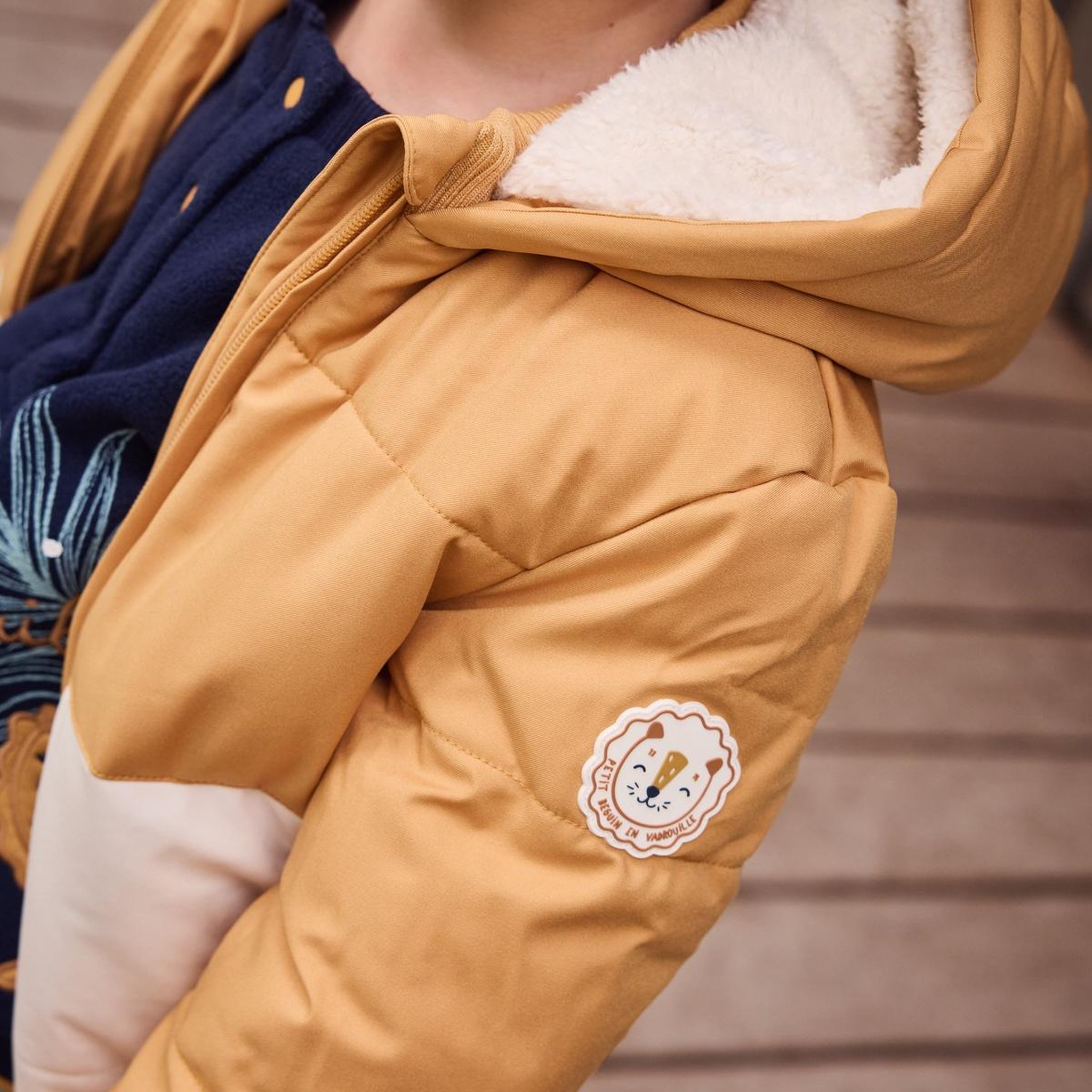 Voir la diapositive 6 : Petit Béguin Doudoune enfant imperméable doublée polaire avec capuche charly