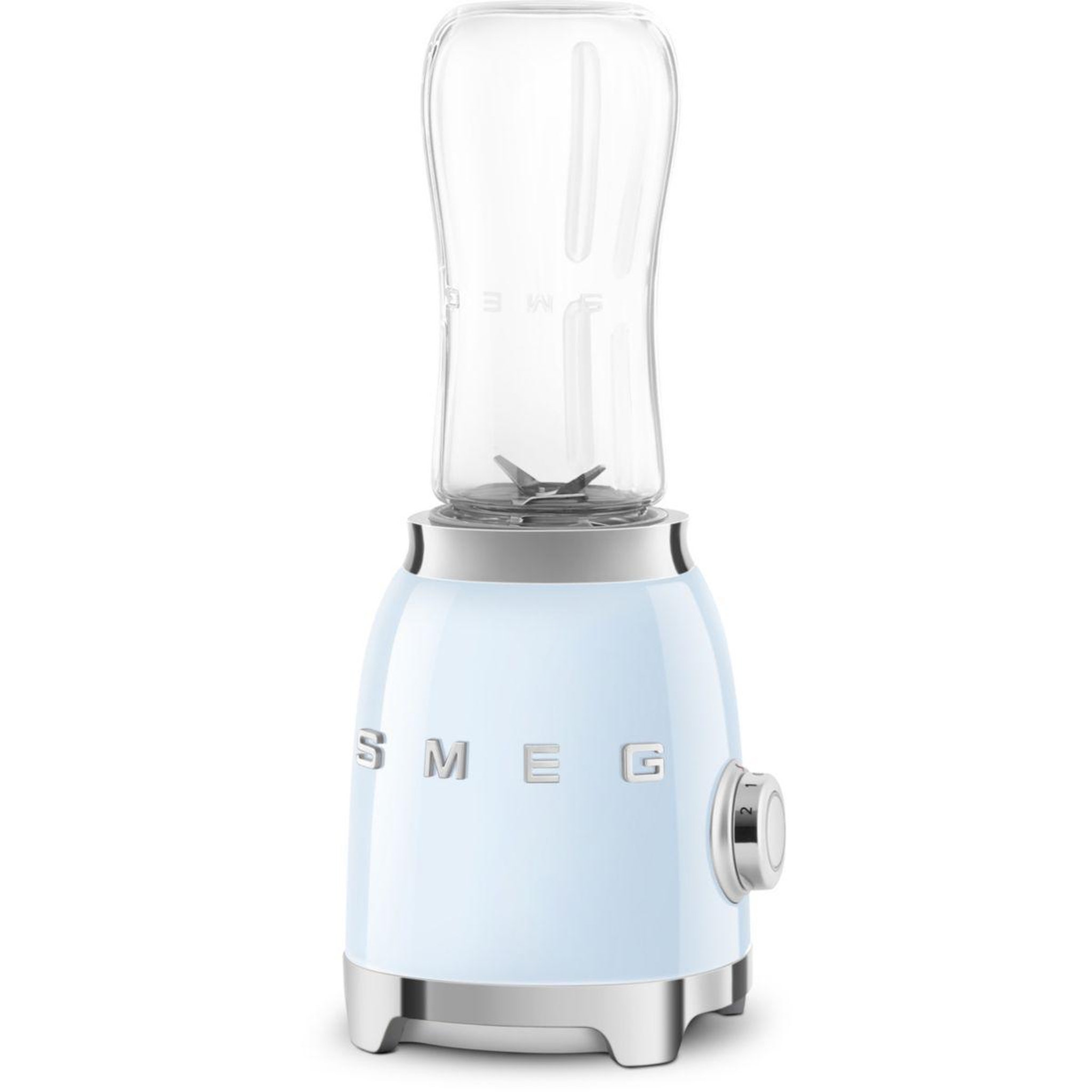Voir la diapositive 3 : SMEG Blender pbf01pbeu mini bleu azur