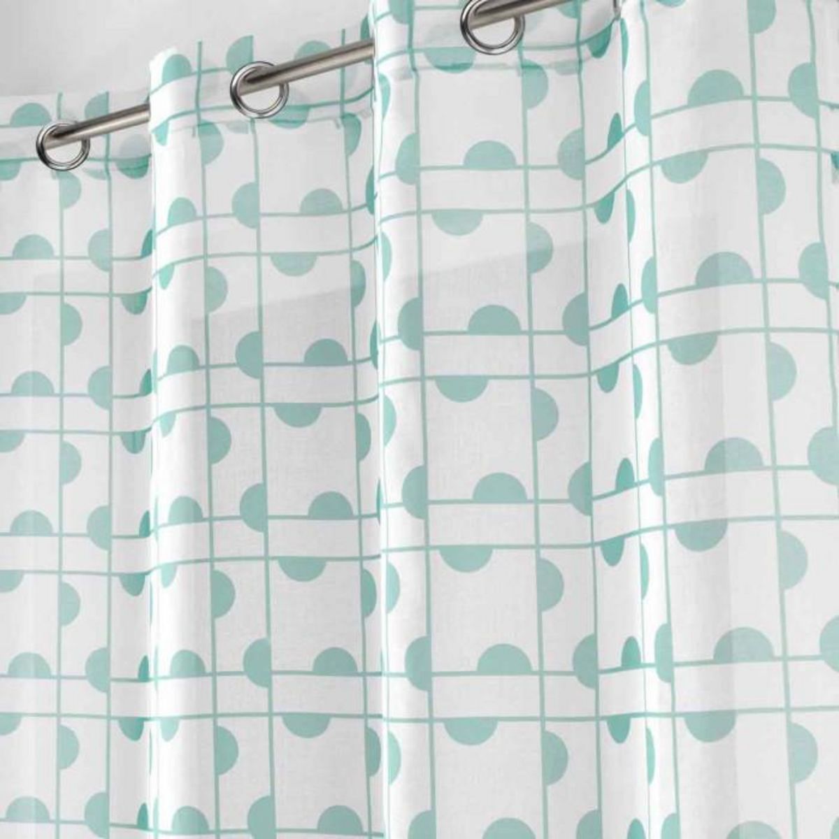 Paris Prix Rideau Voilage à Œillets  Gabi  140x240cm Menthe