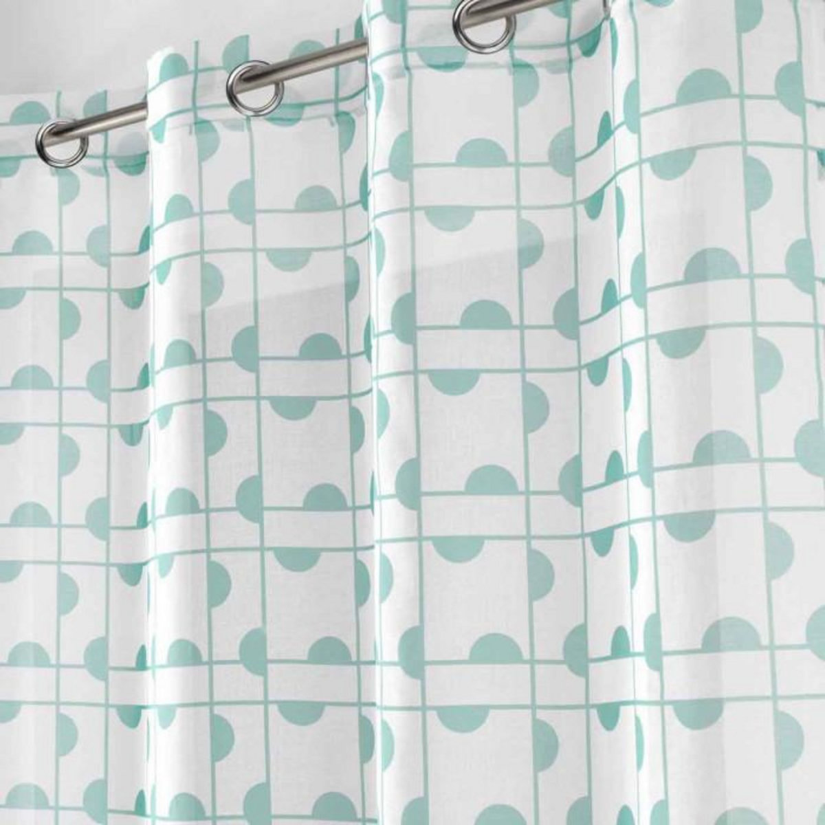 Paris Prix Rideau Voilage à Œillets  Gabi  140x240cm Menthe