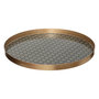 Voir la diapositive 3 : ATMOSPHERA Lot de 2 Plateaux de Service  Jiling  43cm Or
