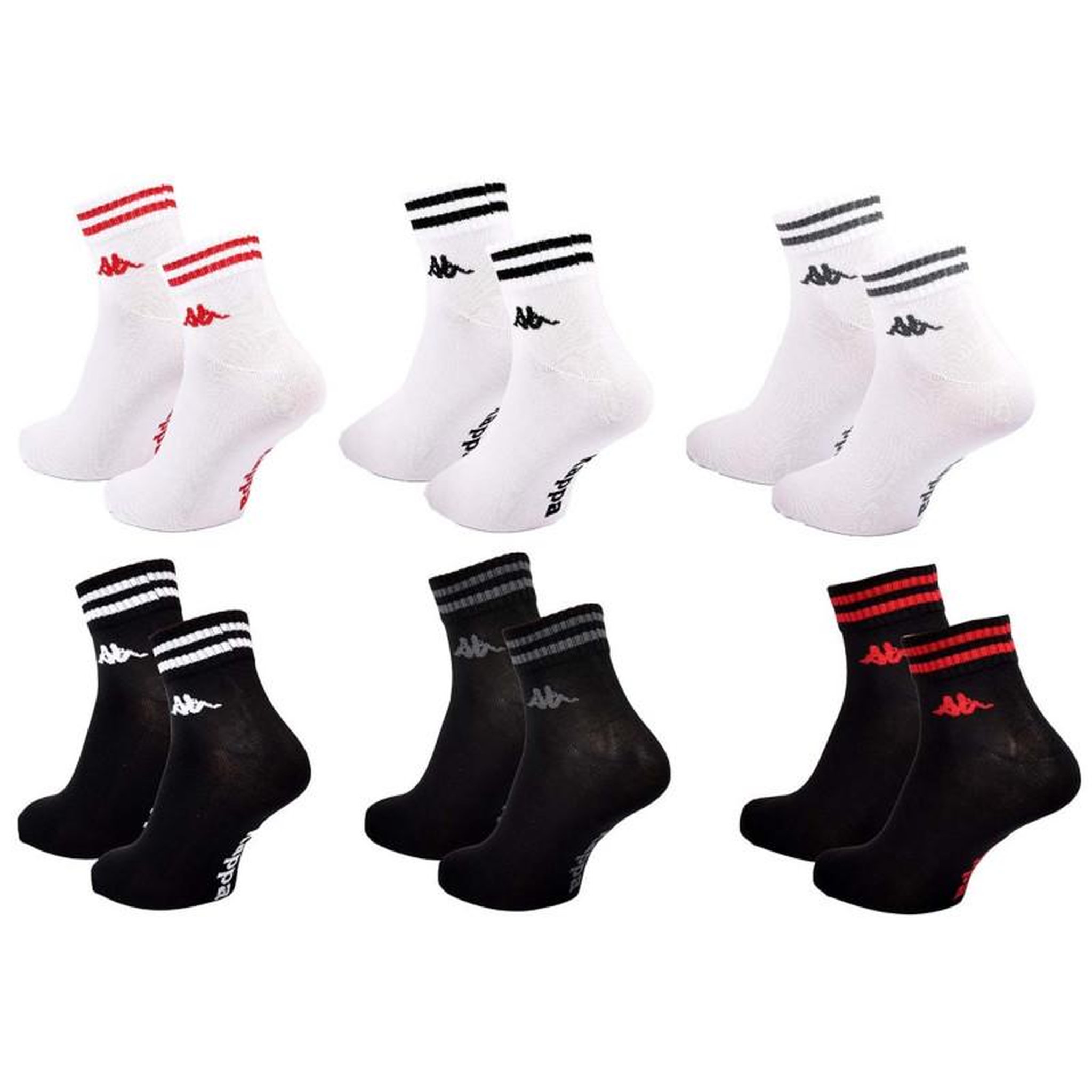 Voir la diapositive 3 : KAPPA Chaussettes KAPPA QUARTER