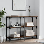 VIDAXL Table console chene marron 100x29x75 cm bois d'ingenierie
