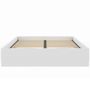 Voir la diapositive 3 : ID MARKET Lit coffre double SANDSIDE avec sommier 160 x 200 cm blanc