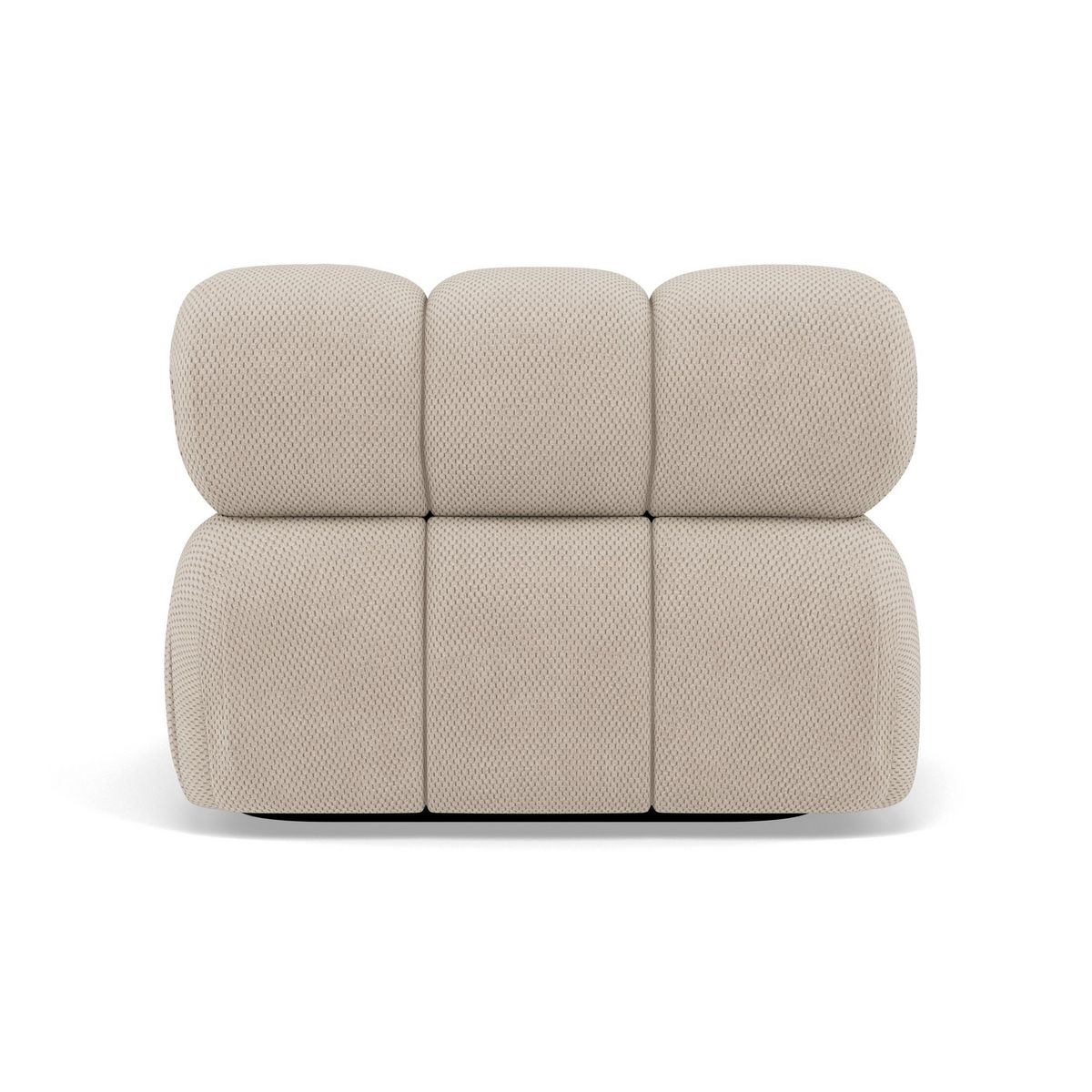 LISA DESIGN Ruby - module d'assise d'angle droit en velours texturé