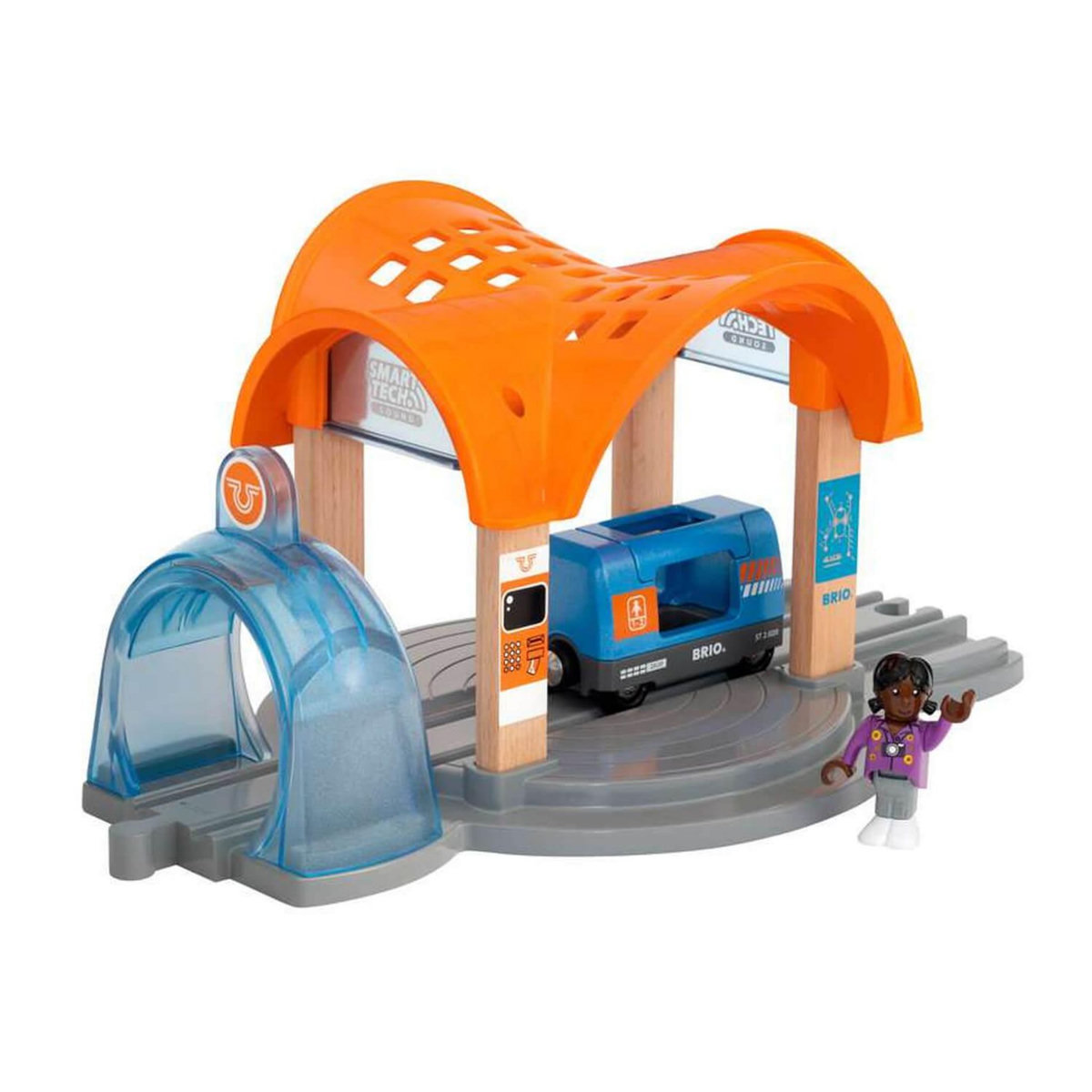 Brio Accessoire pour circuit de train Brio : Gare Smart Tech Sound