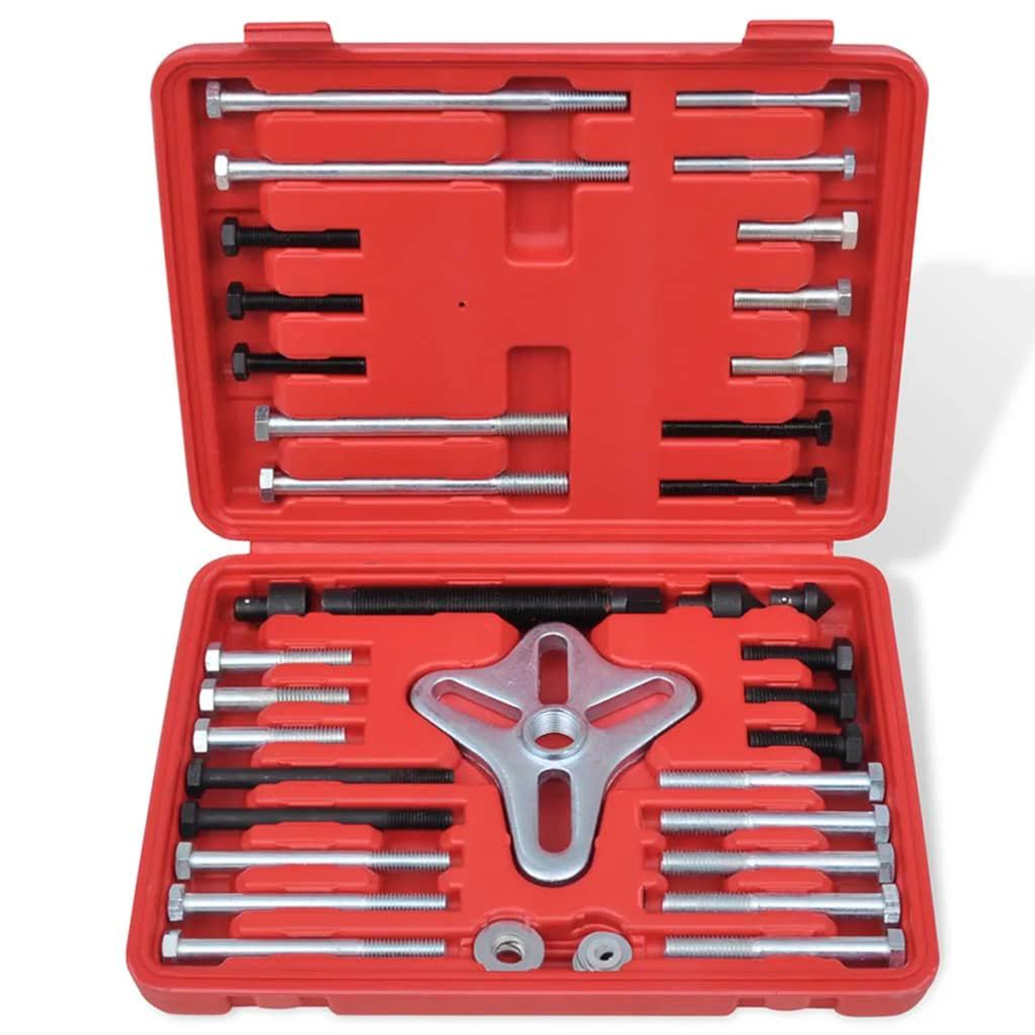 Voir la diapositive 3 : VIDAXL Kit extracteur de moyeu 45 pieces