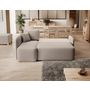 Voir la diapositive 3 : BEST MOBILIER Suzie - canapé d'angle gauche 4 places convertible avec coffre en velours