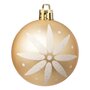 Voir la diapositive 2 : ATMOSPHERA Lot de 25 Boules de Noël  Maison des Couleurs  6cm Or & Blanc