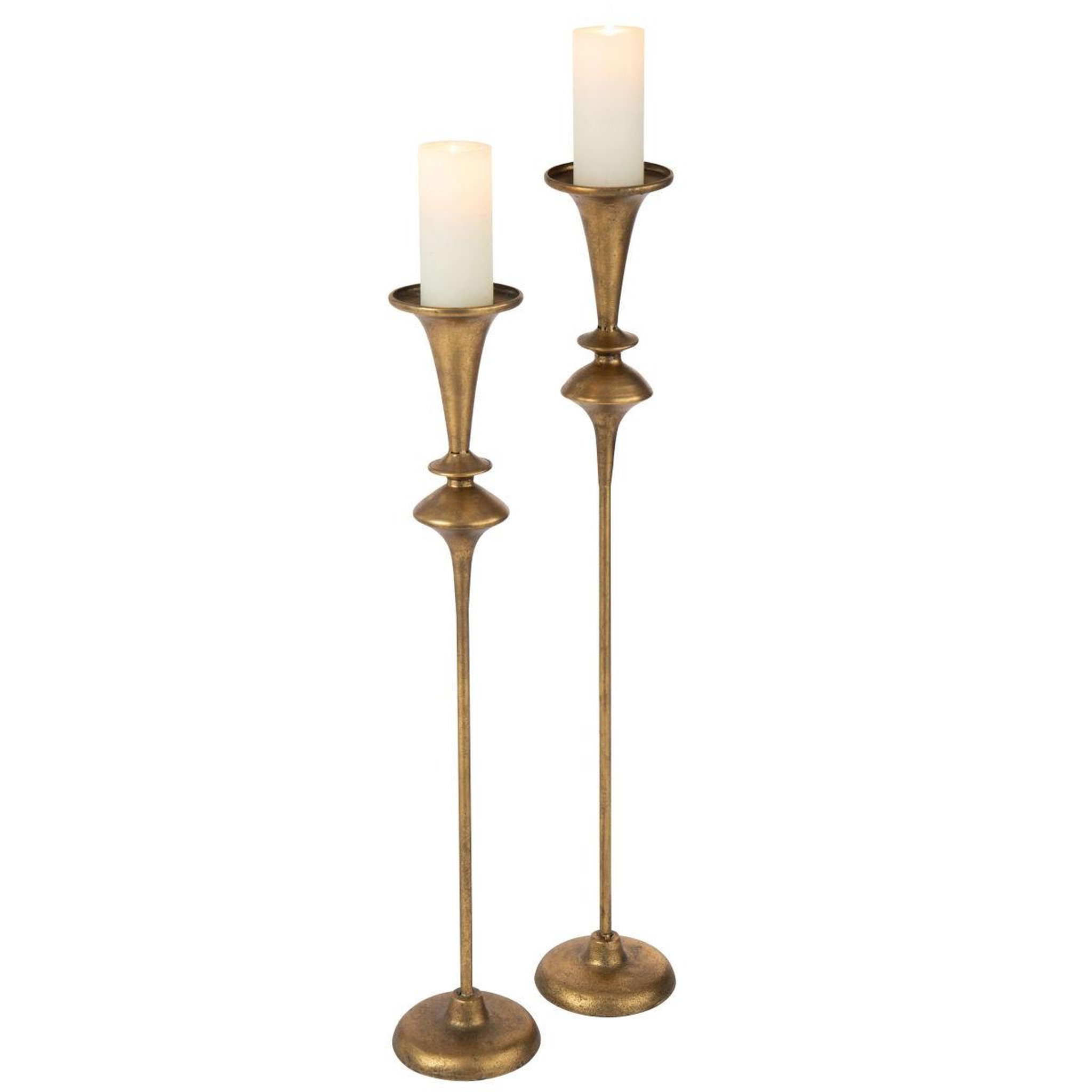 Voir la diapositive 4 : J-LINE Chandelier en Métal  Emerald  80cm Doré