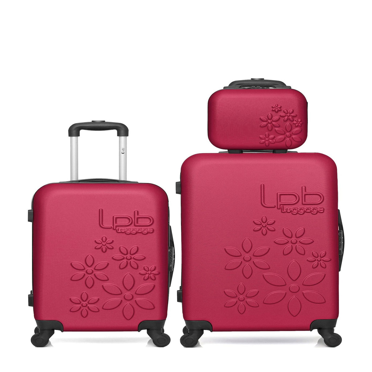 LES P'TITES BOMBES LPB Lot de 3 - Valises weekend, cabine et vanity ELEONOR