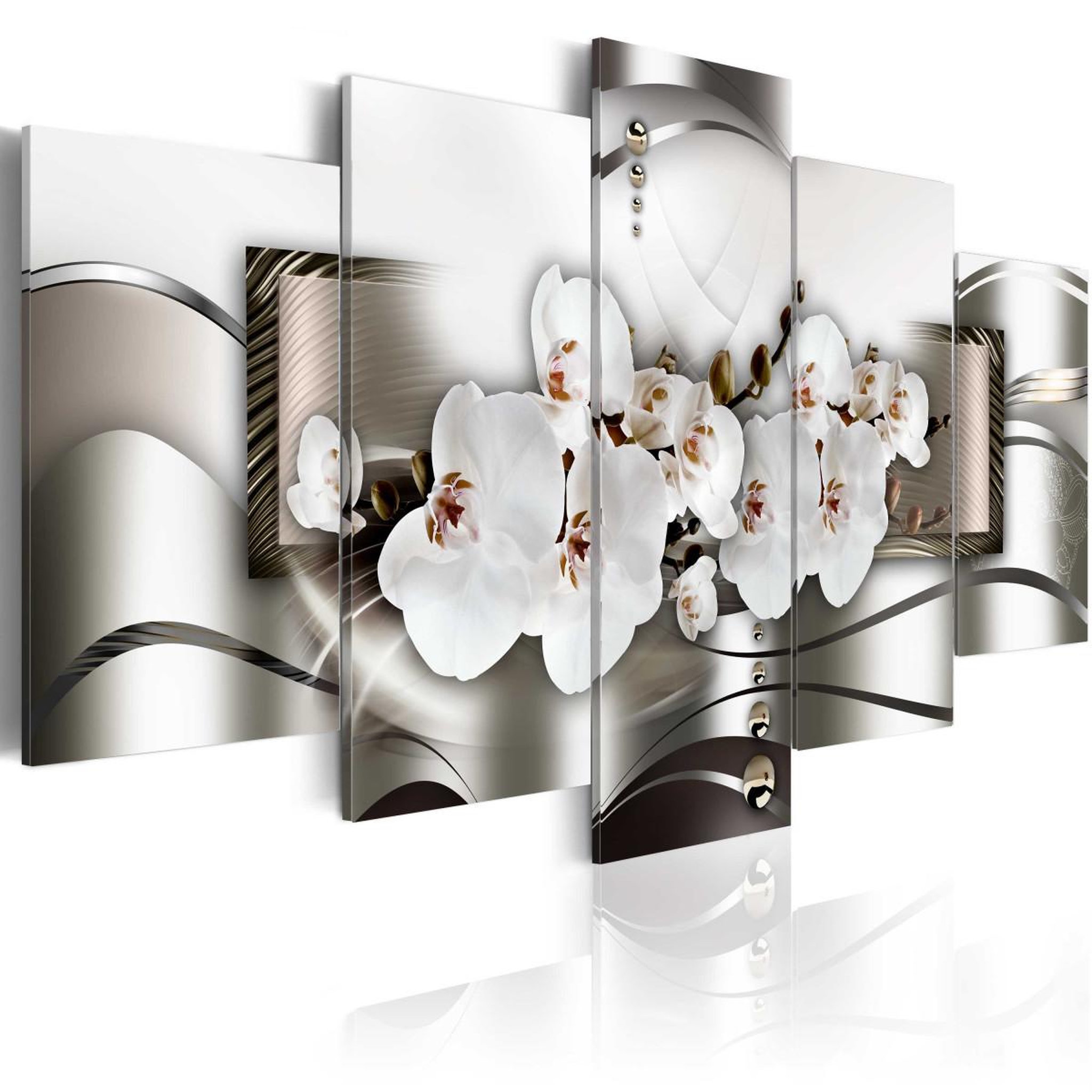 Paris Prix Tableau imprimé  orchid riddle. Coloris disponibles : Multicolore