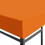 VIDAXL Toile superieure de belvedere 310 g / m^2 3 x 3 m Orange