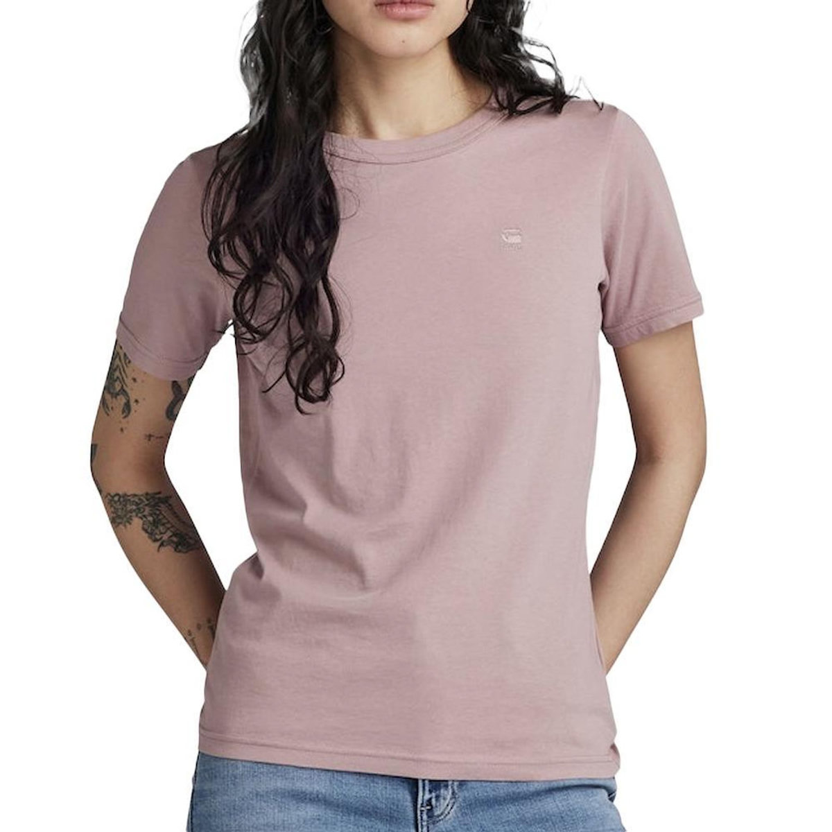 G-Star Raw T-shirt Rose Femme G-Star Raw Core