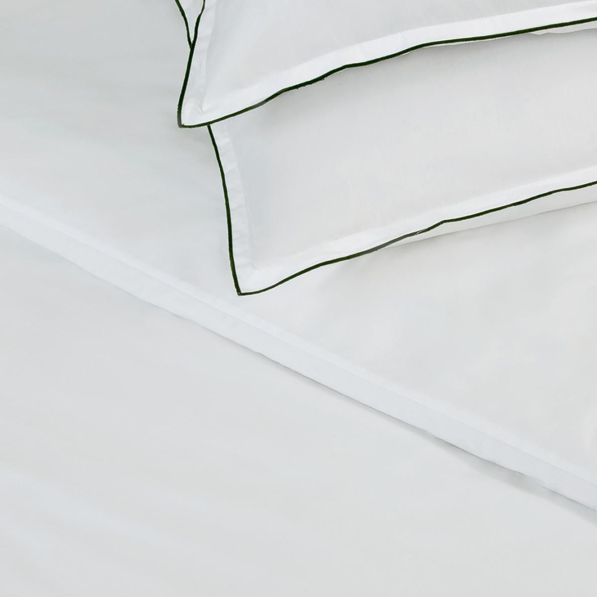 FUTURE HOME Parure de lit 2 personnes en satin de coton unie