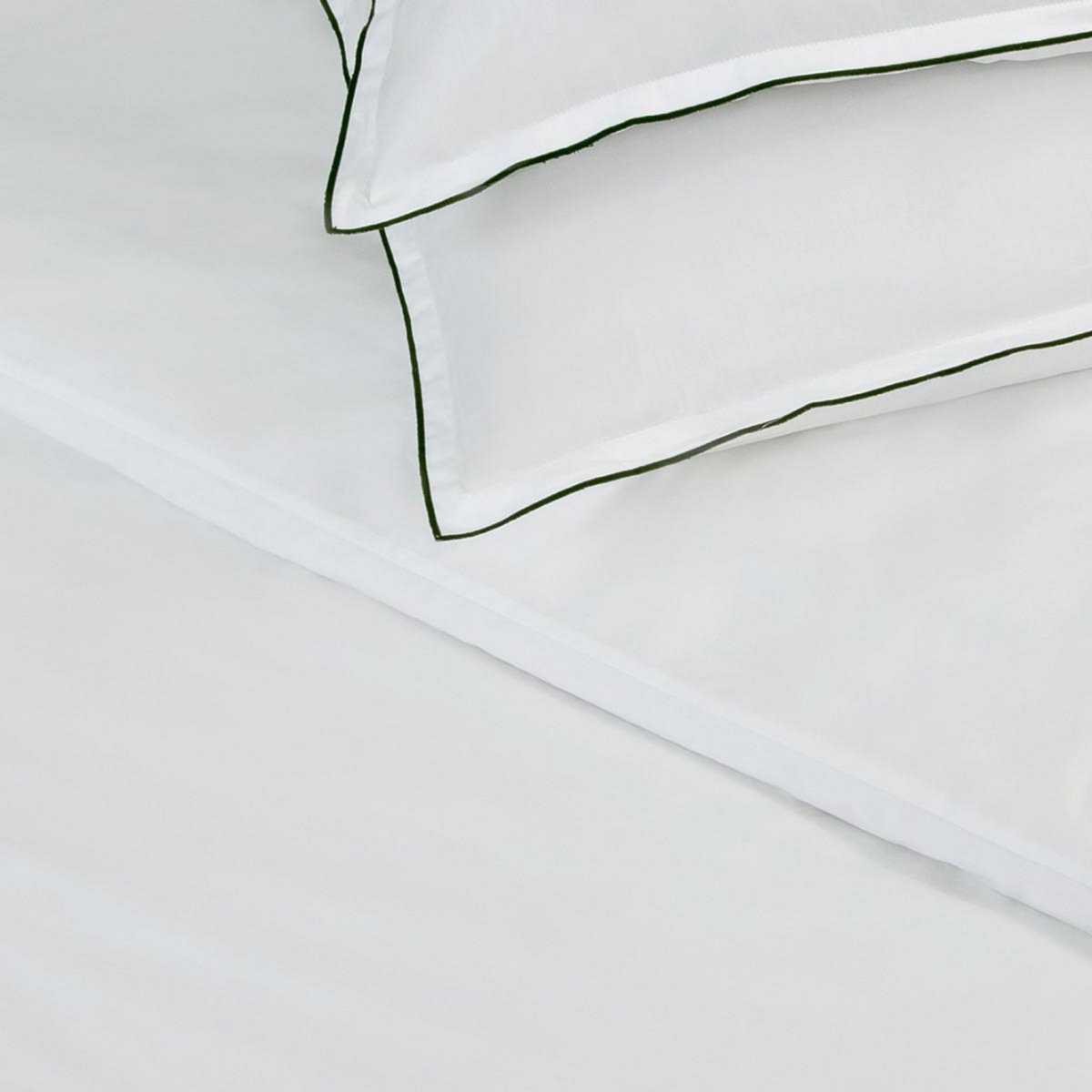 FUTURE HOME Parure de lit 2 personnes en satin de coton unie