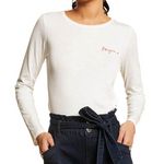 MORGAN T shirt  Femme Morgan Tcoeur. Coloris disponibles : Blanc