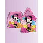 MINNIE Poncho a capuche 60x120 cm + SAC 'MINNIE' Coton