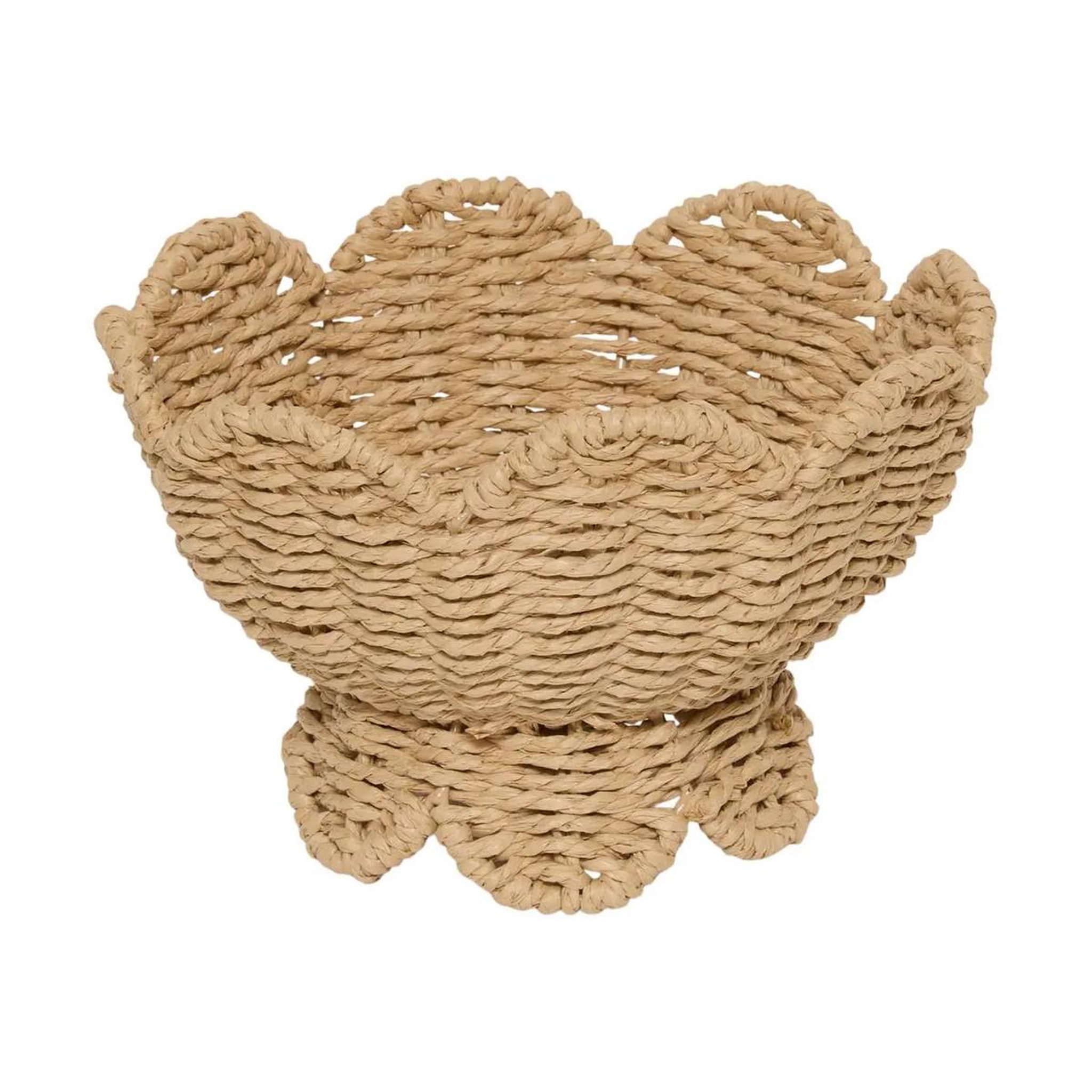 ATMOSPHERA Coupelle Déco Festons  Cyrielle  23cm Naturel