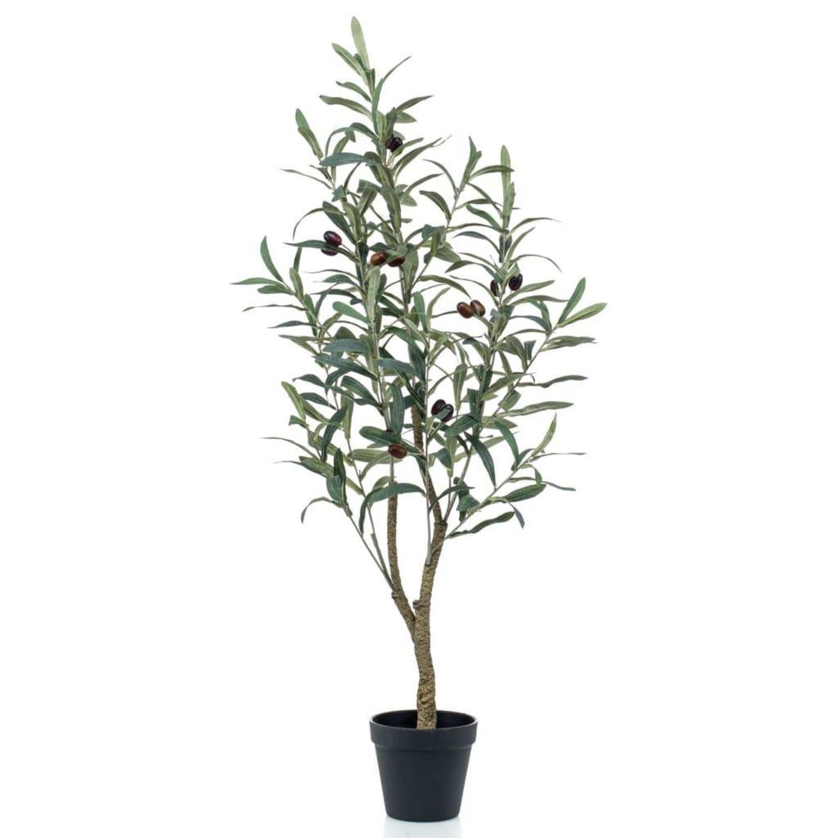 EMERALD Emerald Olivier artificiel 90 cm en pot en plastique