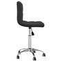 Voir la diapositive 4 : VIDAXL Chaise de bureau pivotante Noir Similicuir