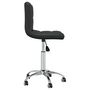 Voir la diapositive 4 : VIDAXL Chaise de bureau pivotante Noir Similicuir