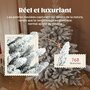 Voir la diapositive 5 : HOMCOM Sapin de Noël artificiel enneigé H.150cm 768 branches grand réalisme support métal pliable vert blanc