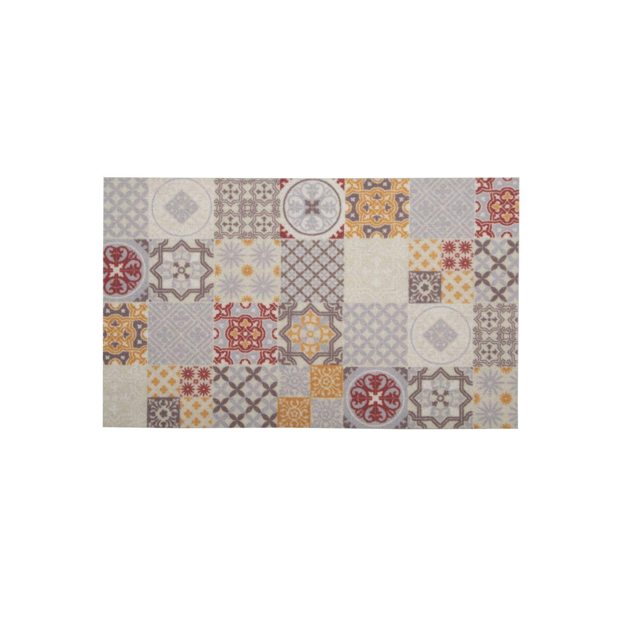 HABITABLE Tapis design velours Miles. Coloris disponibles : Beige, Gris
