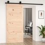 Voir la diapositive 3 : VIDAXL Porte de grange 90x1,8x204,5 cm Bois massif de pin
